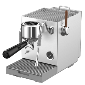 PSH21 Professional Home Semi-Automatic Coffee Maker with 15Bar/5Bar Pressure, E61 Brewing Head, ULKA 1.8L Water Tank, PID+NTC Temperature Control