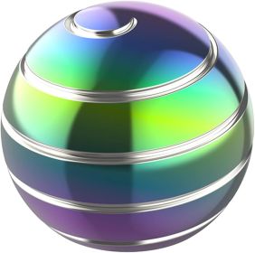 Kinetic Desk Toy Ball, 1.54'' Kinetic Desktop Spinning Toys, Optical Illusion Toys for Anxiety, ADHD, Metal Fidgets for Dad, Mom, Son, Daughter (