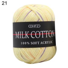Three Section Dyed Multi-color Jacquard Score Lines With Medium Thick Lines (Option: Light yellow)